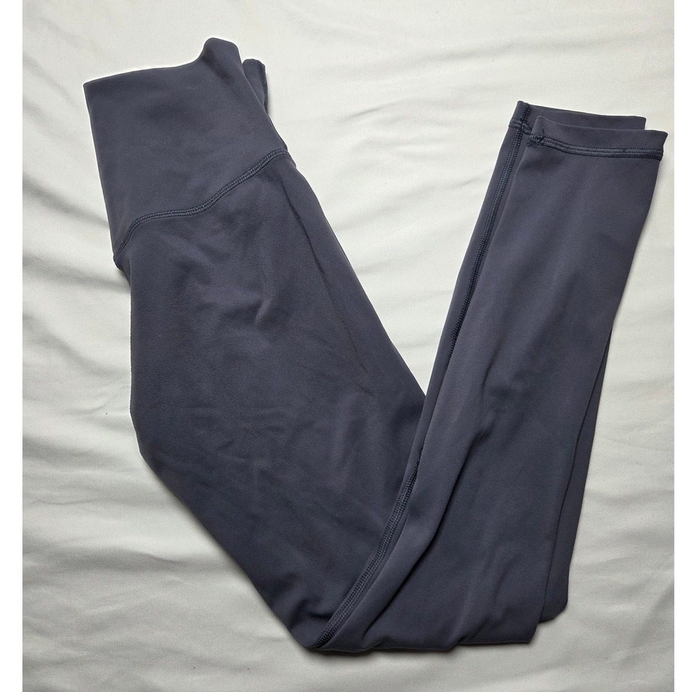 T Leggings Womens High Waisted Yoga Pants Charcoal Gray Size 4 Activewear